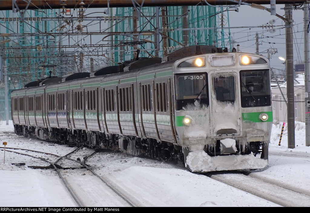 Heading into Sapporo area